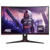Kép 1/6 - AOC Ívelt Gaming 165Hz VA monitor 23.6" C24G2AE/BK, 1920x1080, 16:9, 250cd/m2, 1ms, 2xHDMI/DisplayPort/VGA, hangszóró