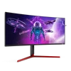 Kép 2/12 - AOC ívelt Gaming 200Hz VA monitor 35" AG353UCG, 3440x1440, 21:9, 1000cd/m2, 2ms, HDR, HDMI/2xDP/4xUSB/Audio, G-SYNC Ult.