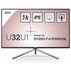 Kép 1/6 - AOC IPS monitor 31.5" U32U1, 3840x2160, 16:9, 600cd/m2, 5ms, 2xHDMI/DisplayPort/USB-C/3xUSB, Pivot, hangszóró