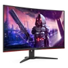 Kép 3/6 - AOC Ívelt Gaming 165Hz VA monitor 31.5" CQ32G2SE/BK, 2560x1440, 16:9, 250cd/m2, 1ms, 2xHDMI/DisplayPort, hangszóró