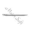Kép 5/5 - Apple Macbook Air 13.3" M1 CTO 8C CPU/7C GPU/16GB/256GB - Silver- HUN KB (2020)