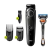 Kép 1/6 - BRAUN BT5242 szakállvágó precíziós gombbal, 2 fésűvel és egy Gillette Fusion5 ProGlide borotvával