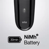 Kép 3/6 - BRAUN Series 3 300 borotva 3 rugalmas pengével, fekete