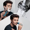 Kép 4/6 - BRAUN Series 3 ProSkin Shave&Style 3010BT Wet&Dry borotva precíziós szakállvágóval és 5 fésűvel, fekete/kék