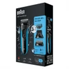Kép 5/6 - BRAUN Series 3 ProSkin Shave&Style 3010BT Wet&Dry borotva precíziós szakállvágóval és 5 fésűvel, fekete/kék