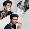 Kép 5/6 - BRAUN Series 3 Shave&Style 310BT Wet&Dry borotva precíziós szakállvágóval és 5 fésűvel, fekete/kék
