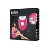 Kép 2/4 - BRAUN Silk-épil 3 3-410 epilátor, málnapiros – vezetékes epilátor 3 kiegészítővel