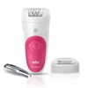 Kép 5/5 - BRAUN Silk-épil 5 5/500 SensoSmart™ epilátor, málnapiros – vezeték nélküli Wet&Dry epilátor kezdőkészlet 2 kiegészítővel
