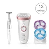 Kép 1/5 - BRAUN Silk-épil 9 SkinSpa SensoSmart™ 9/980 epilátor, rose gold – 4 az 1-ben rendszer, 13 kiegészítővel
