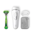 Kép 3/9 - BRAUN Silk-expert Pro 5 PL5115 IPL-készülék 3 kiegészítővel: széles fej, Gillette Body borotva, neszesszer (férfi)