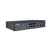 Kép 1/2 - CUDY Switch 8x1000Mbps (8xPOE+) + 2x1000Mbps Uplink, Fémházas Asztali/Rackes, GS1010P