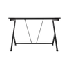Kép 5/7 - DELTACO GAMING Asztal GAM-055, DT210B Gaming table, metal legs, PVC treated surface, built-in hanger for headset, black