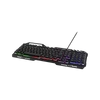 Kép 1/5 - DELTACO GAMING Billentyűzet GAM-042, keyboard, RGB backlight, USB, Nordic Layout, metal frame, black