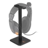 Kép 4/4 - DELTACO GAMING Fejhallgató állvány GAM-071, Universal Headphone Stand, Non-slip, Black.
