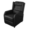 Kép 1/8 - DELTACO GAMING Gamer fotel GAM-087-B, DC 420 Armchair, artificial leather, recliner, 49cm wide seat cushion, black
