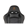Kép 2/9 - DELTACO GAMING Gamer szék GAM-052, Gaming chair in PU leather, neck pillow, back cushion, black/orange