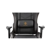Kép 3/9 - DELTACO GAMING Gamer szék GAM-052, Gaming chair in PU leather, neck pillow, back cushion, black/orange