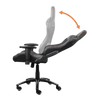 Kép 5/9 - DELTACO GAMING Gamer szék GAM-052, Gaming chair in PU leather, neck pillow, back cushion, black/orange