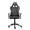 Kép 6/9 - DELTACO GAMING Gamer szék GAM-052, Gaming chair in PU leather, neck pillow, back cushion, black/orange