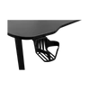 Kép 5/7 - DELTACO GAMING Gaming table DT310, metal legs, adjustable height, built-in mouse pad, built-in hanger for headset, black
