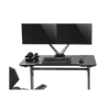 Kép 6/9 - DELTACO GAMING Konzol GAM-102, Dual Monitor Spring-Assisted Pro, for 17-32" monitors, VESA 75x75/100x100, black