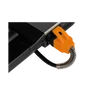 Kép 3/3 - DELTACO GAMING Patch kábel GAM-035, Patch Cable 1m, Cat 6A U / UTP, 500MHz, metal spring strain relief, Black