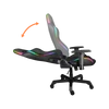 Kép 4/7 - DELTACO GAMING RGB Gaming chair in artificial leather, 332 different RGB positions, neck pillow, back pillow, black/RGB