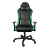 Kép 6/7 - DELTACO GAMING RGB Gaming chair in artificial leather, 332 different RGB positions, neck pillow, back pillow, black/RGB