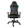 Kép 7/7 - DELTACO GAMING RGB Gaming chair in artificial leather, 332 different RGB positions, neck pillow, back pillow, black/RGB