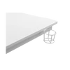 Kép 3/7 - DELTACO GAMING WT85 Gaming table, Steel frame, surface treated MDF, cable drawing holes, mug and headphone holder, white
