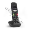 Kép 1/3 - GIGASET ECO DECT Telefon E290HX fekete, bázisállomás nélkül