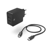 Kép 2/2 - HAMA 210521, UNIVERZÁLIS HÁLÓZATI USB-A ÉS TYPE-C TÖLTŐ, PD/QC, 30W + 1M KÁBEL