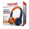 Kép 3/3 - MAXELL bluetooth headset fejhallgató, BT800, Hi-RES, kék-narancssárga