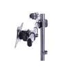 Kép 4/5 - MULTIBRACKETS Asztali konzol (2 képernyős rögzítőkar), M Deskmount Basic Dual (15-27", max.VESA: 100x100 mm, 10 kg)