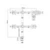 Kép 2/3 - MULTIBRACKETS Asztali konzol (4 képernyős rögzítőkar), M Deskmount Basic Quad