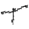Kép 3/4 - MULTIBRACKETS Asztali konzol (3 képernyős rögzítőkar), M Deskmount Basic Triple (15-27", max.VESA: 100x100 mm, 8 kg)