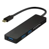 Kép 2/4 - PLATINET USB HUB 3.0, 5in1 USB-C dokkoló, 3x USB 3.0, microSD/SD READER BLACK