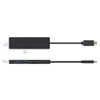 Kép 4/4 - PLATINET USB HUB 3.0, 5in1 USB-C dokkoló, 3x USB 3.0, microSD/SD READER BLACK