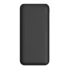 Kép 2/3 - PLATINET power bank, 10 000mAh, polimer, USB/USB-C, 18W, slim, fekete +microUSB kábel