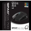 Kép 1/6 - QPAD DX-700 Vezetékes gamer egér, 16000 DPI, USB, fekete
