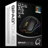 Kép 1/4 - QPAD DX-80 Vezetékes gamer egér, 8000 DPI, USB, fekete
