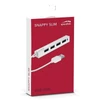 Kép 2/3 - Speedlink SL-140000-WE SNAPPY SLIM USB Hub, 4-Port, USB 2.0, Passzív, fehér