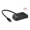 Kép 3/3 - Speedlink SL-140202-BK Snappy Evo fekete 4 portos type-C - USB 3.0 hub