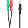 Kép 2/4 - Speedlink SL-170302-BK fekete fejhallgató jack HQ adapter