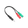 Kép 1/4 - Speedlink SL-170302-BK fekete fejhallgató jack HQ adapter