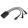 Kép 1/4 - TARGUS Kábel ACC984EUX, 3-Way DC Charging Hydra Cable - Black