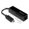 Kép 1/5 - TARGUS Cable & Adapter / USB-C to Gigabit Ethernet Adapter - Black