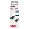 Kép 2/10 - TRUST USB-C–USB-A adapterkábel 20967 (Calyx USB-C to USB-A Adapter Cable)