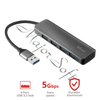 Kép 1/4 - TRUST 4 portos USB 3.2 Gen1 hub 23327 (Halyx Aluminium 4-Port USB 3.2 Hub)