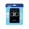 Kép 1/2 - VERBATIM,  2,5" külső HDD, 2TB, USB 3.0, fekete